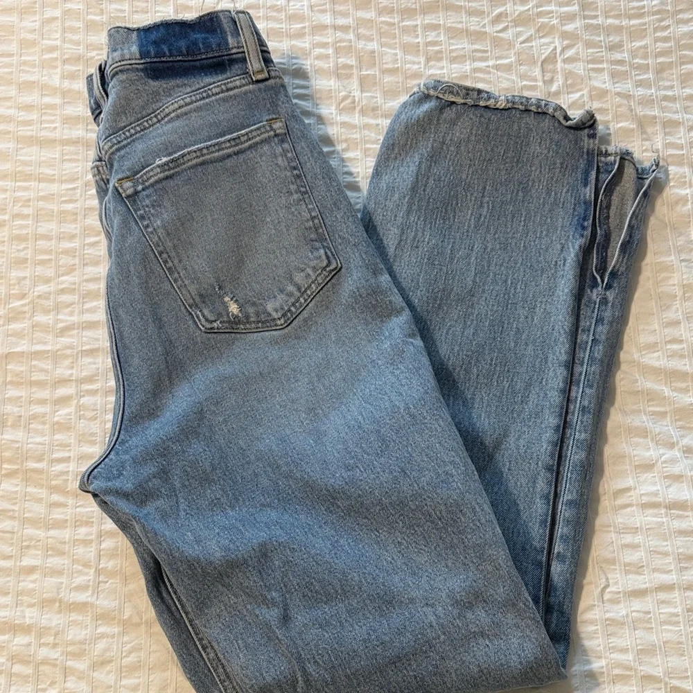 ABERCROMBIE & FITCH Curve Love Classic Blue Women's Jeans - Picture 1 of 5